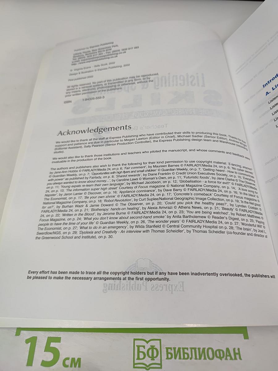 Listening & Speaking SKILLS 2 Teacher's Book for the Revised Cambridge Proficiency Exam