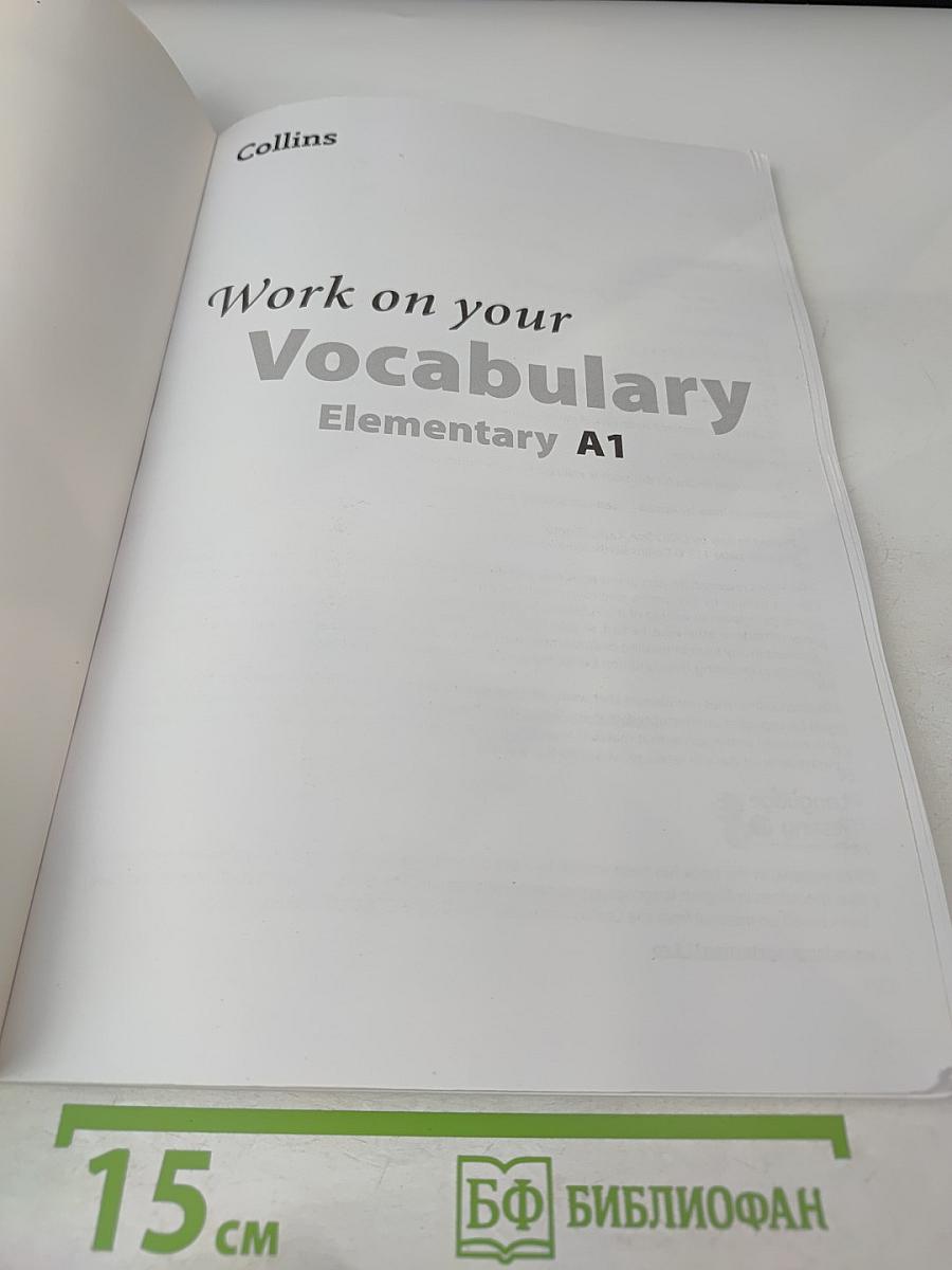 Work on your Vocabulary Elementary A1