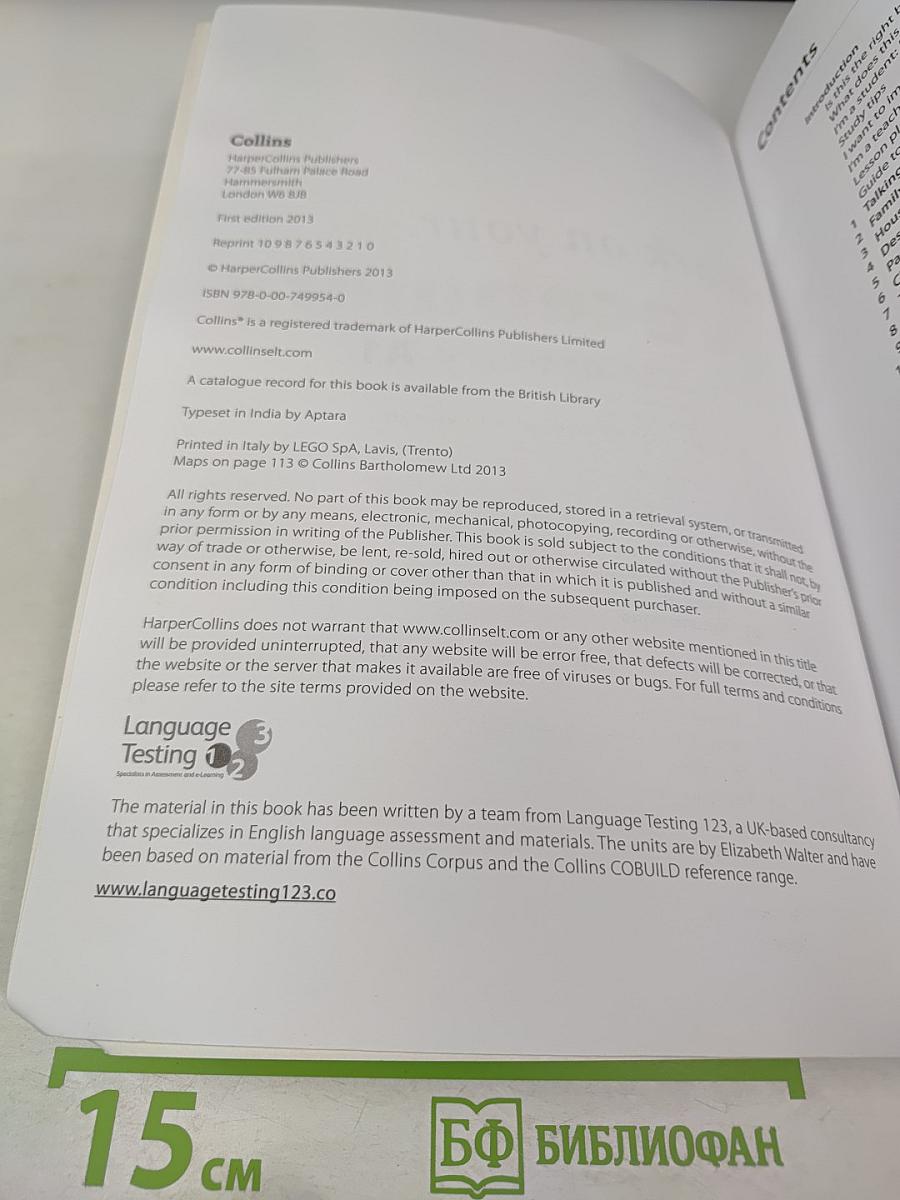 Work on your Vocabulary Elementary A1