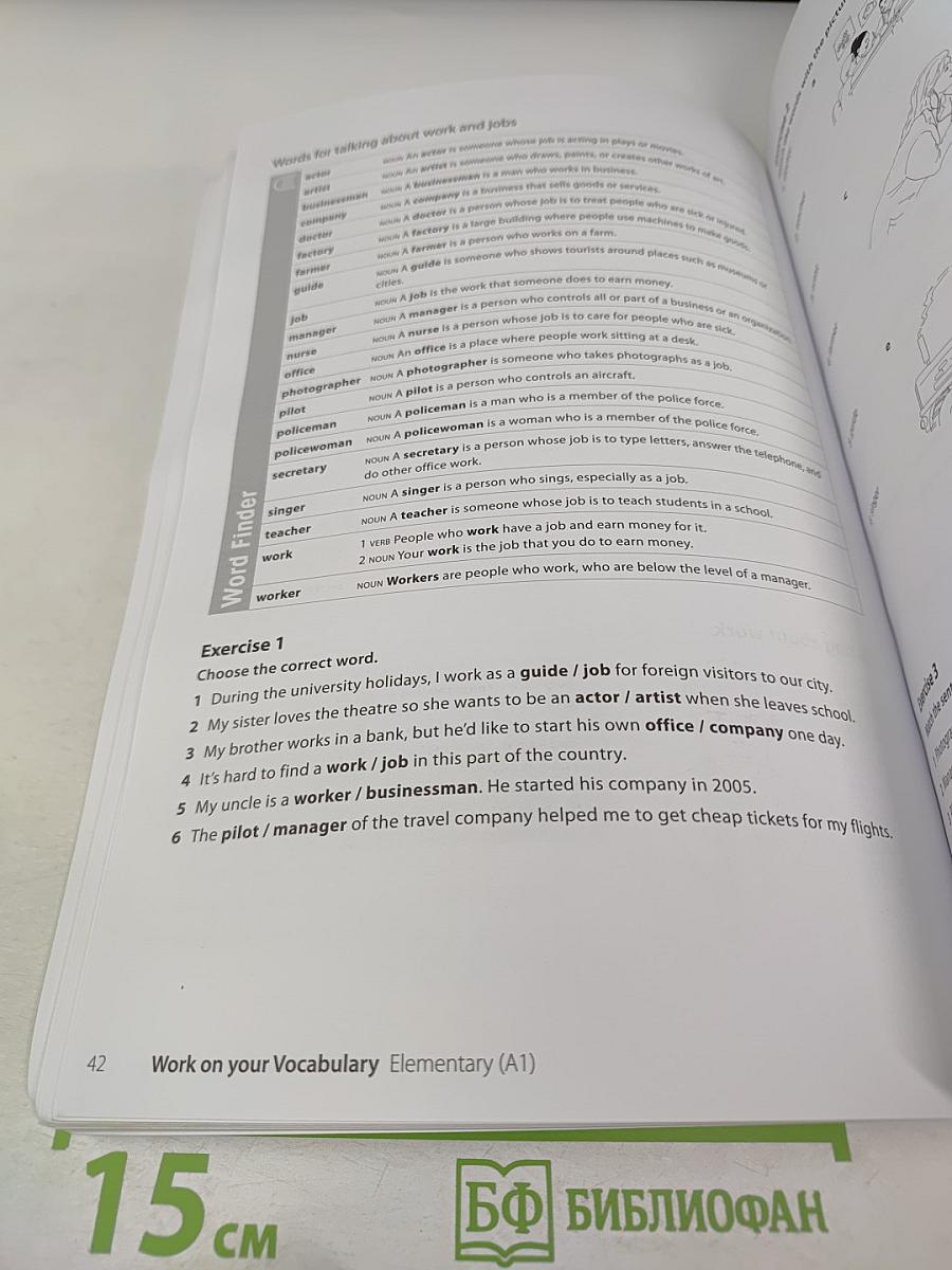 Work on your Vocabulary Elementary A1