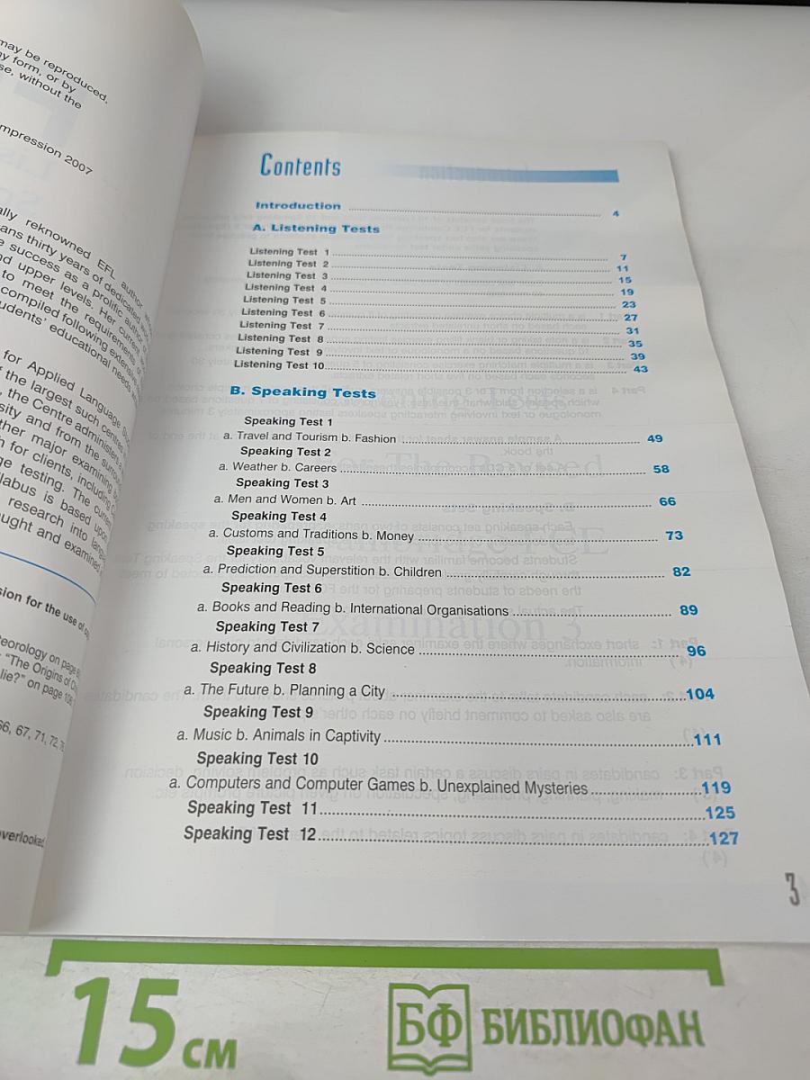 FCE 3 Listening & Speaking Skills for the Cambridge FCE Examination