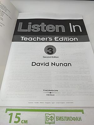 Listen In Book 3 Teacher's Edition Second Edition