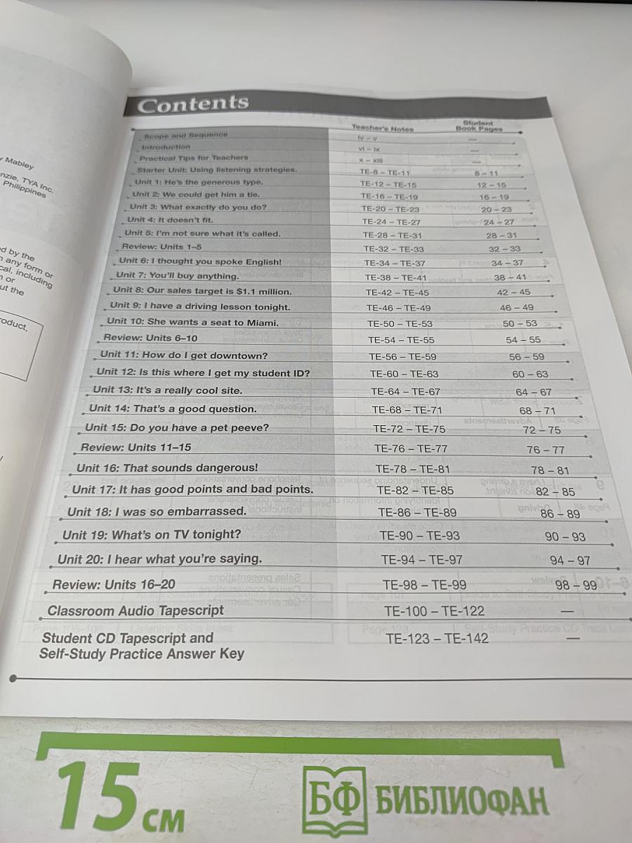 Listen In Book 3 Teacher's Edition Second Edition