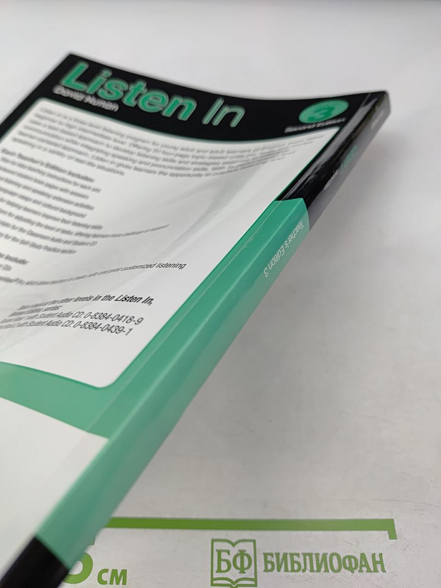 Listen In Book 3 Teacher's Edition Second Edition