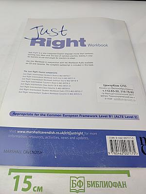 Just Right Intermediate Workbook with Answer Key