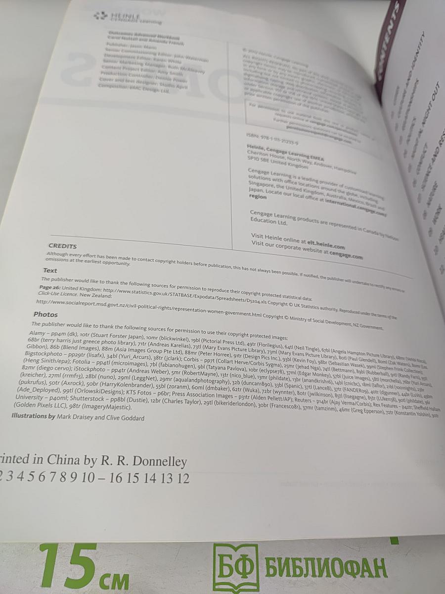 Outcomes Advanced Workbook