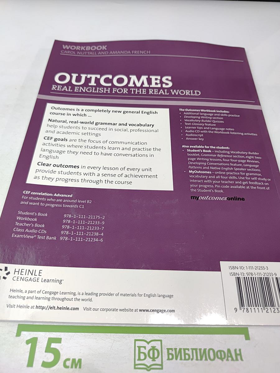 Outcomes Advanced Workbook