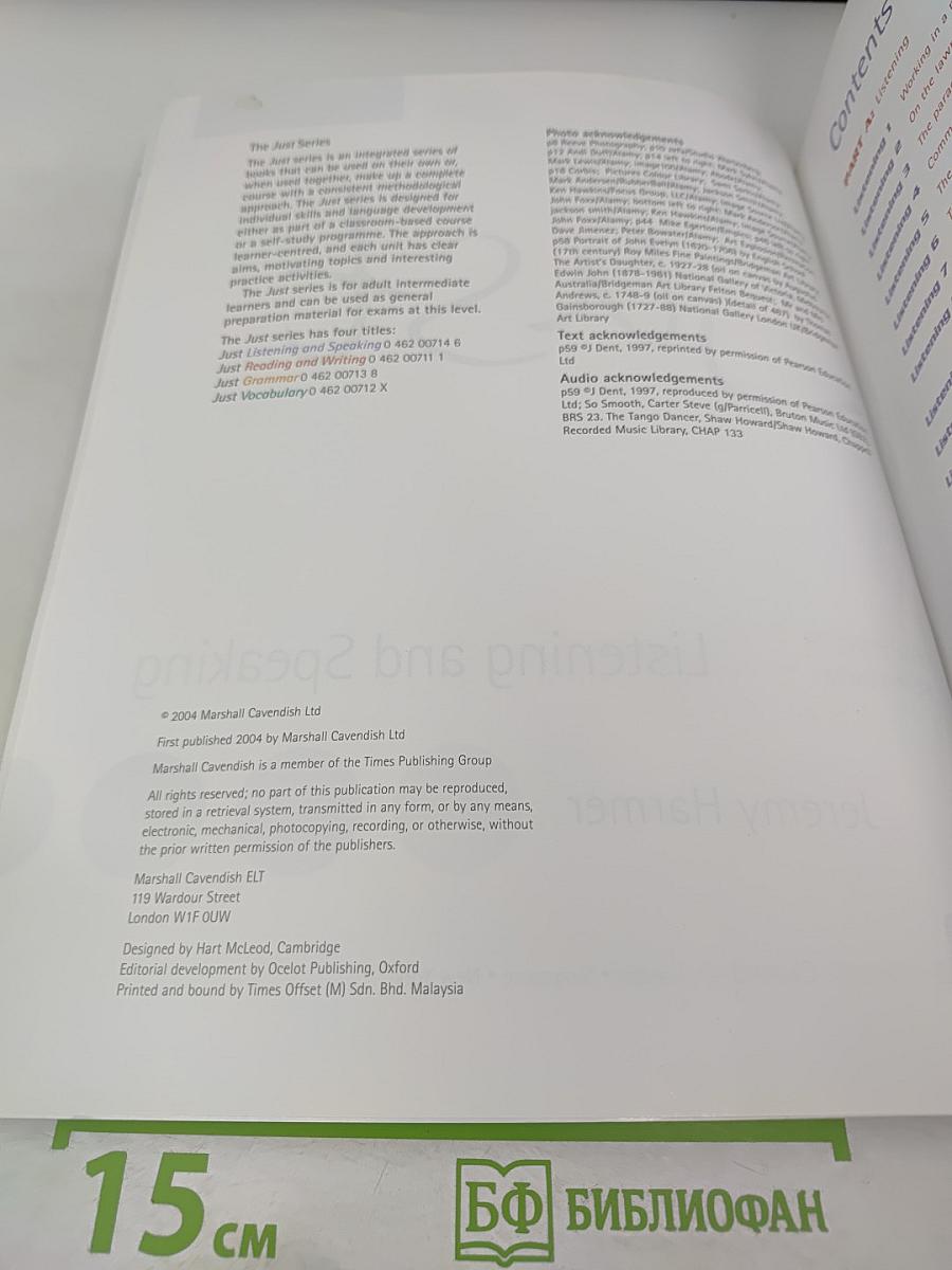 Just Listening and Speaking Intermediate