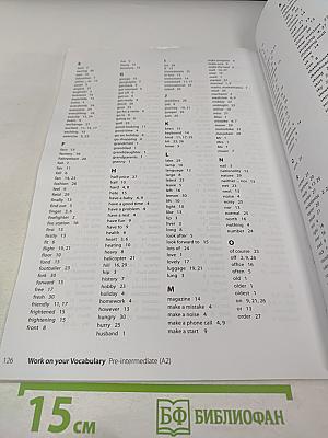 Work on your Vocabulary Pre-intermediate (A2)