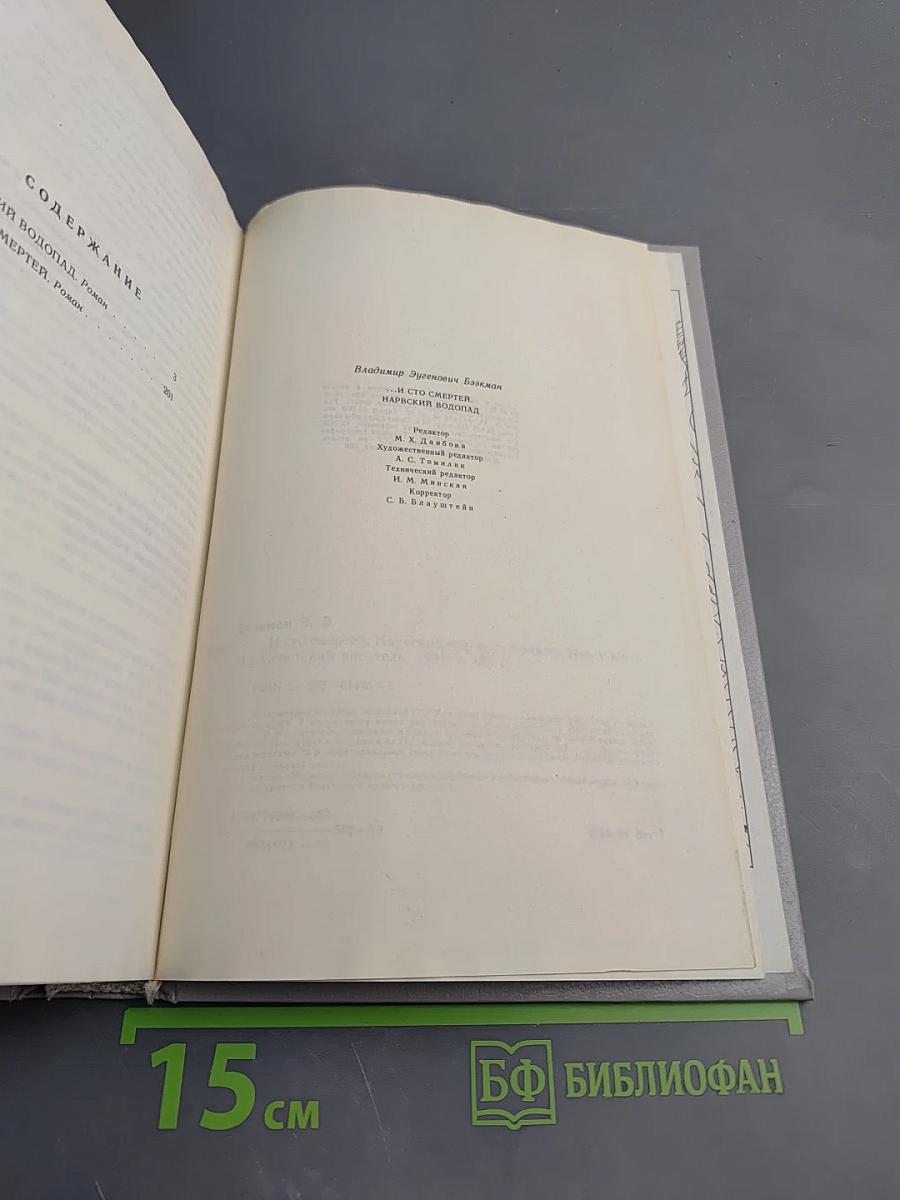 И сто смертей. Нарвский водопад