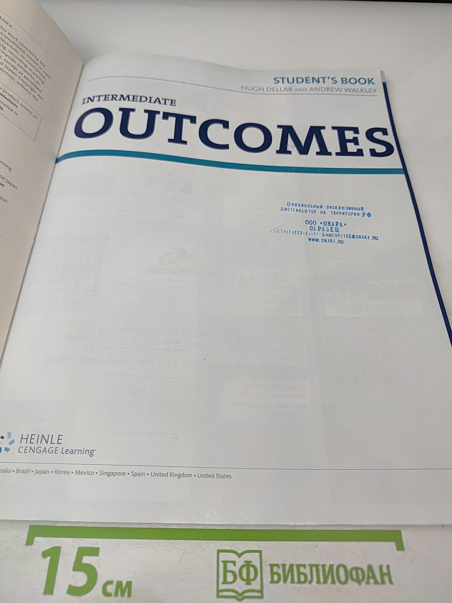 Outcomes Intermediate Student's Book