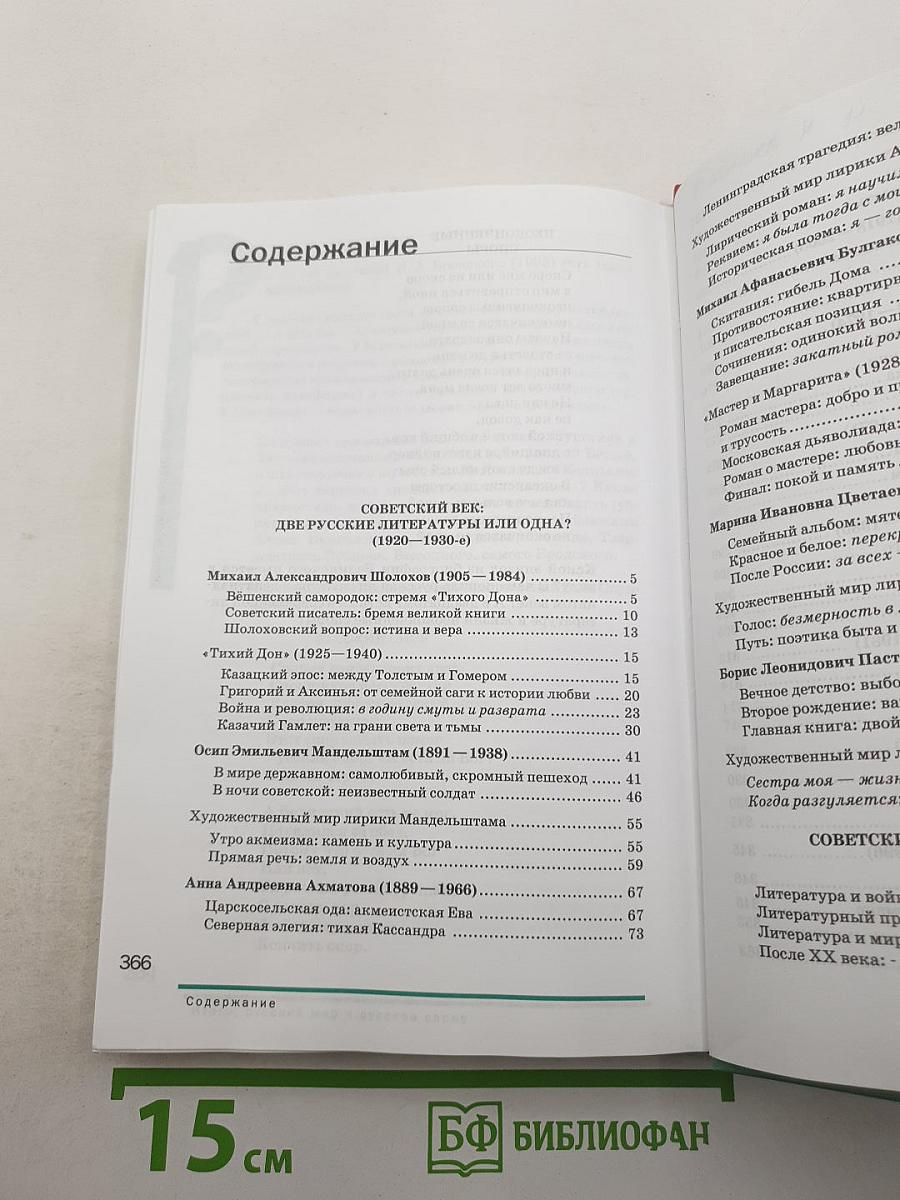 Литература. Учебник для 11 класса (базовый уровень). В двух частях. Часть 2