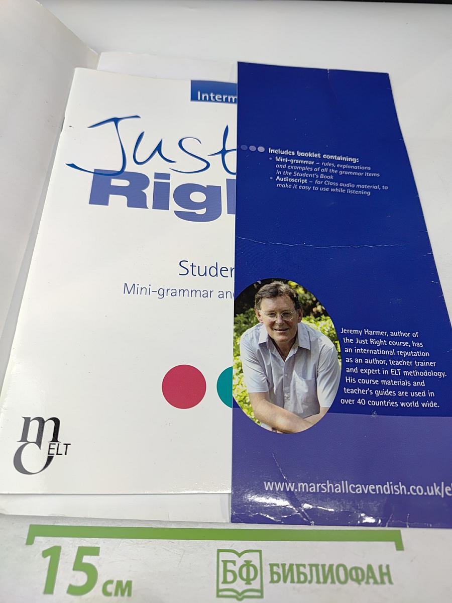 Just Right Student's Book Intermediate