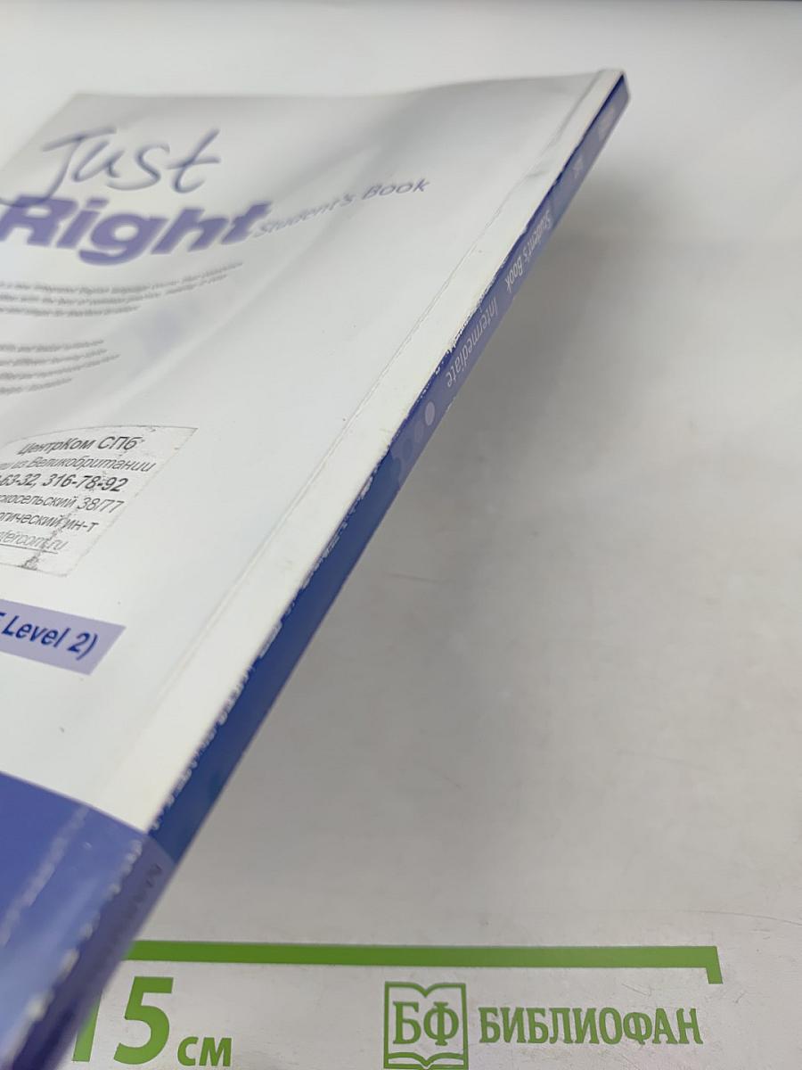 Just Right Student's Book Intermediate
