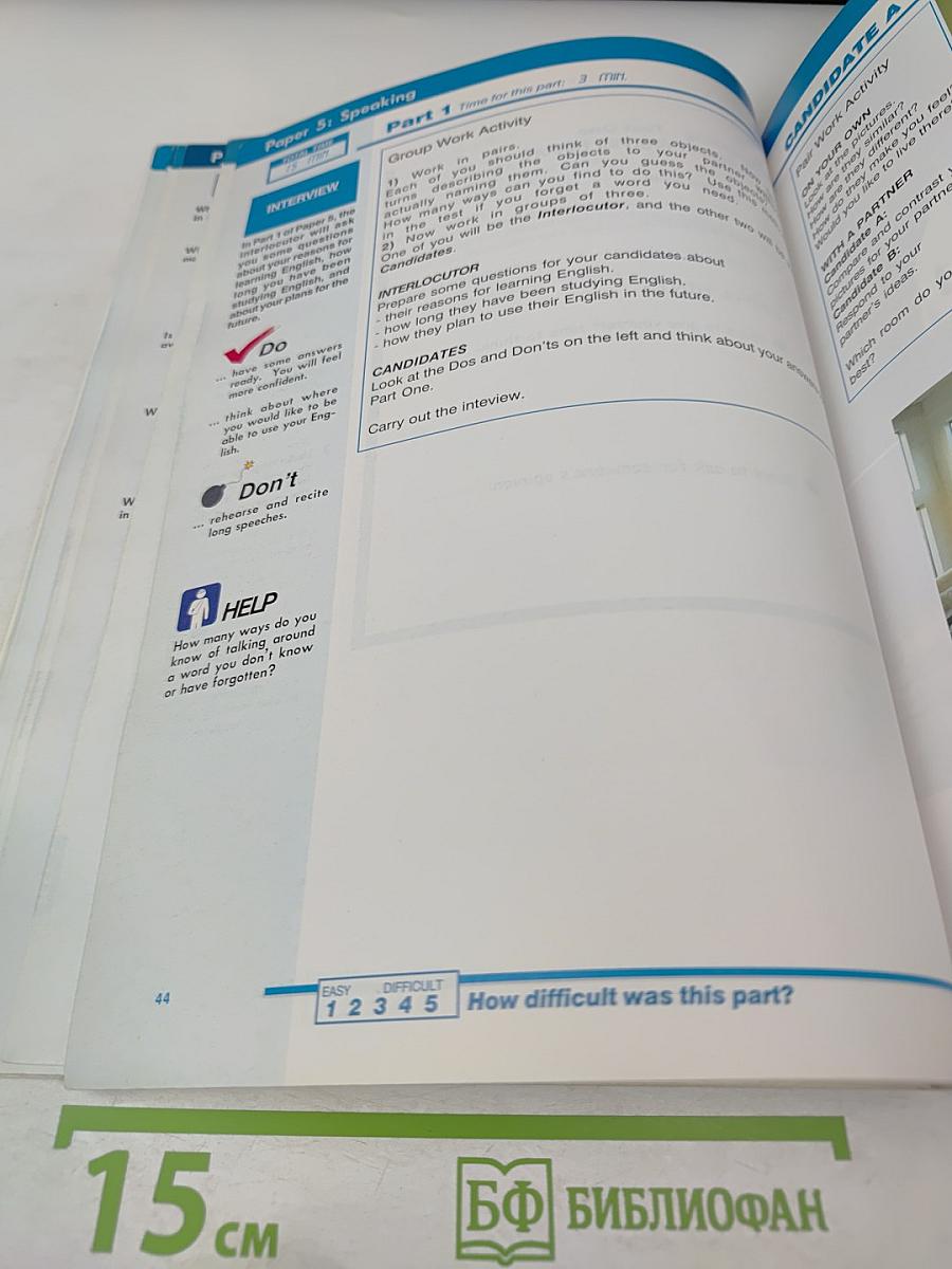 First Certificate: First! Examination Practice 1. Listening and Speaking Student's Book