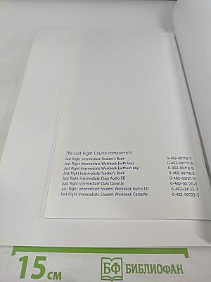 Just Right Intermediate Workbook with Answer Key