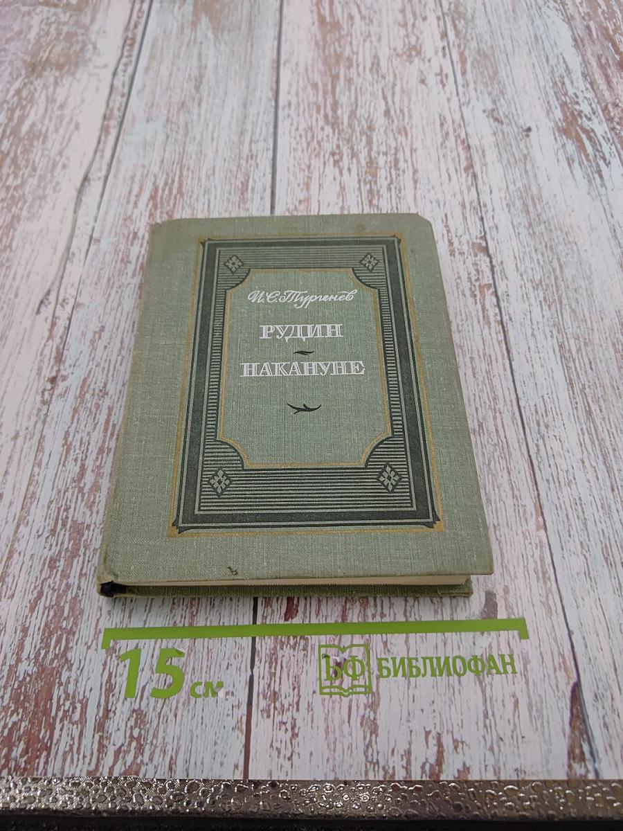 Рудин. Накануне