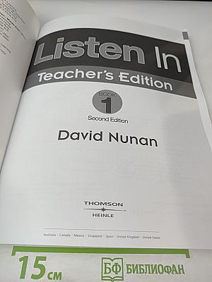 Listen In Book 1 Teacher's Edition Second Edition