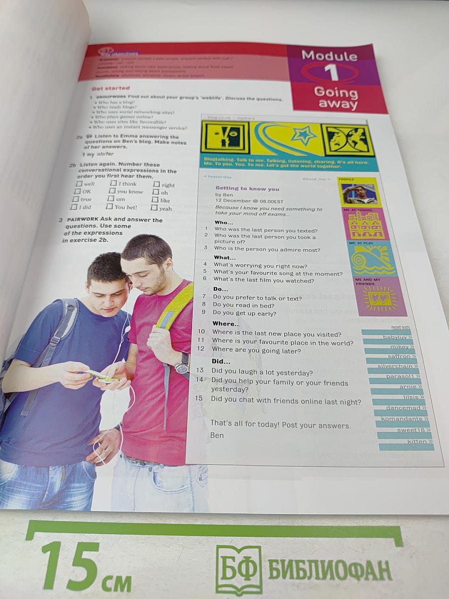 FOR REAL pre-intermediate Student's Book & Workbook