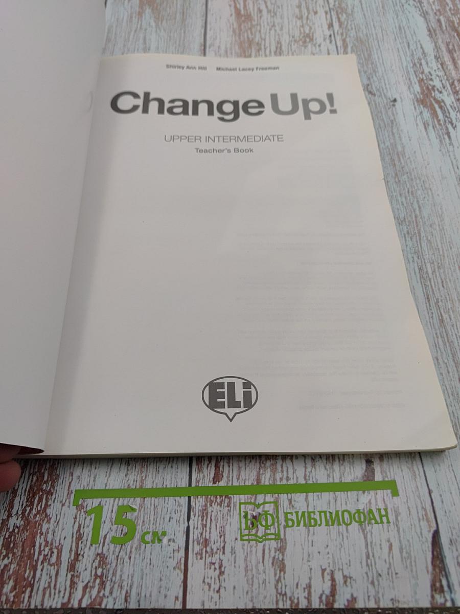 Change Up! Upper Intermediate Teacher's Book