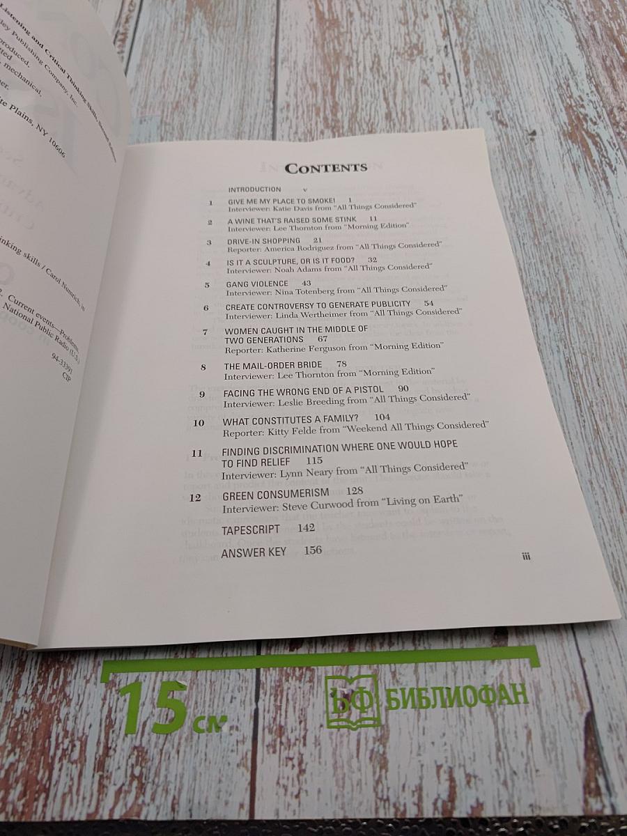 Consider The Issues Advanced Listening and Critical Thinking Skills Second Edition