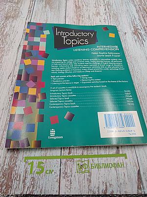 Introductory Topics: Intermediate Listening Comprehension