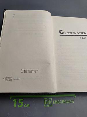 Секретарь обкома. Роман