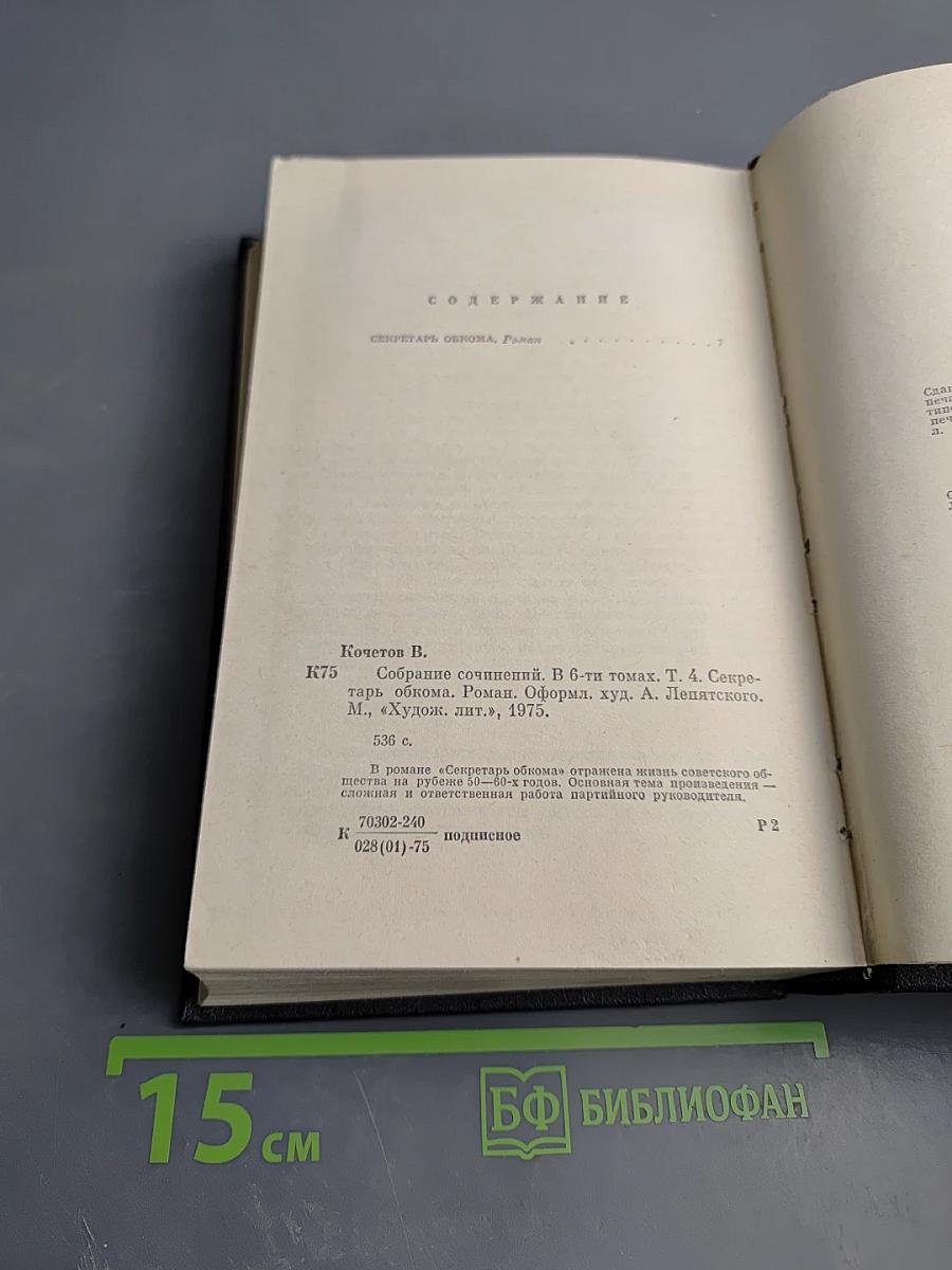Секретарь обкома. Роман