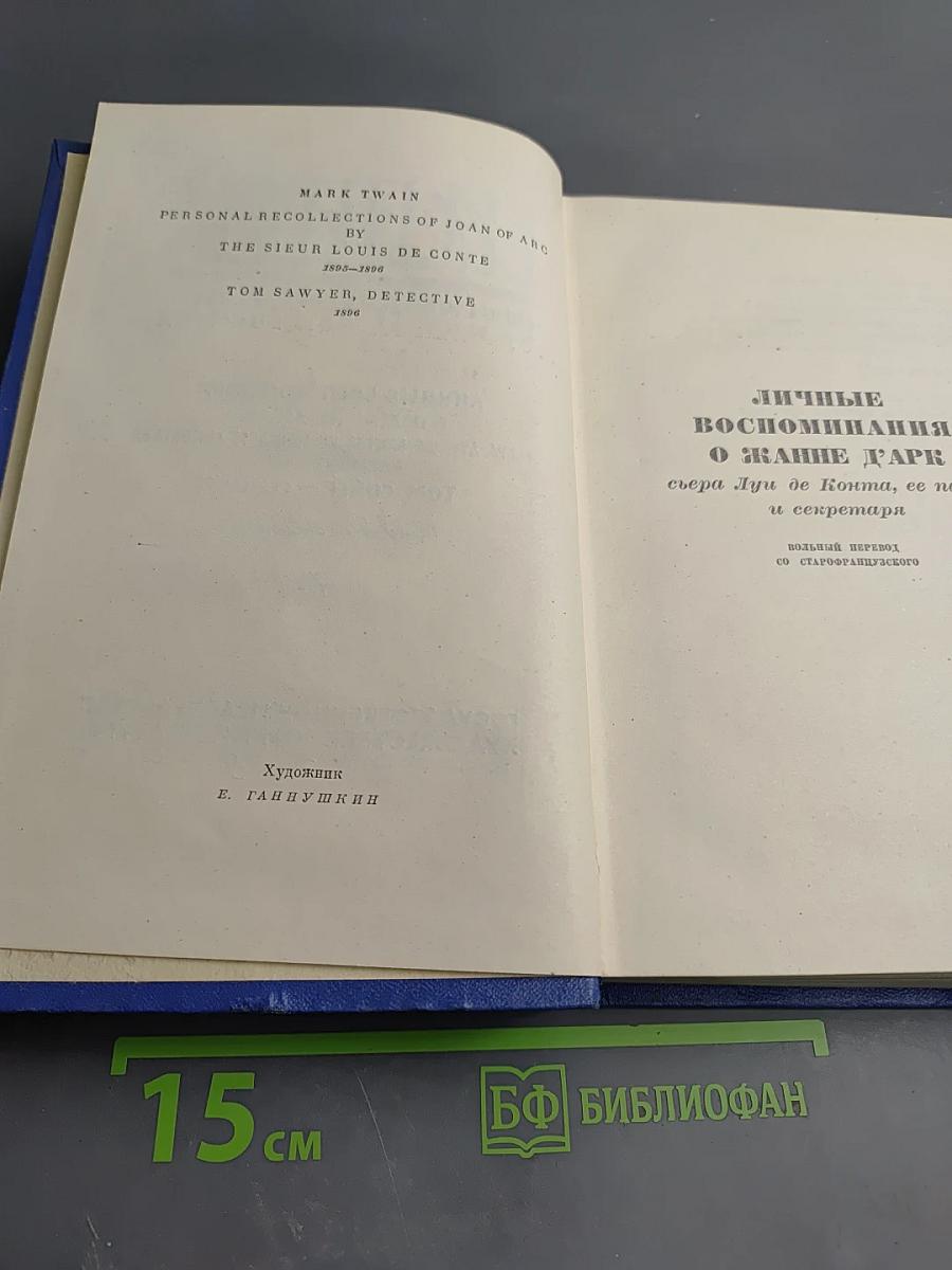 Собрание сочинений. Том восьмой: Личные воспоминания о Жанне д'Арк. Том Сойер — сыщик