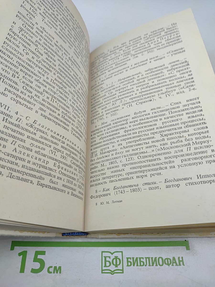 Роман А.С. Пушкина „Евгений Онегин”. Комментарий. Пособие для учителя.
