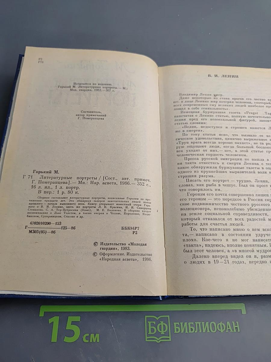 Литературные портреты