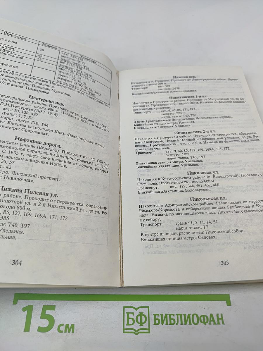 Ежегодный справочник. Улицы: Санкт-Петербург, Пушкин, Павловск, Колпино, Красное Село