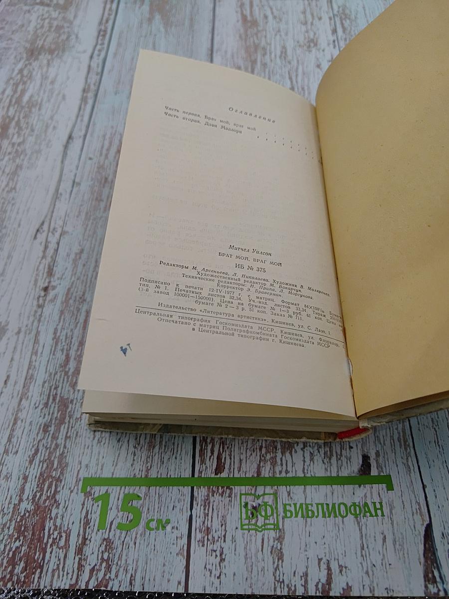 Брат мой, враг мой