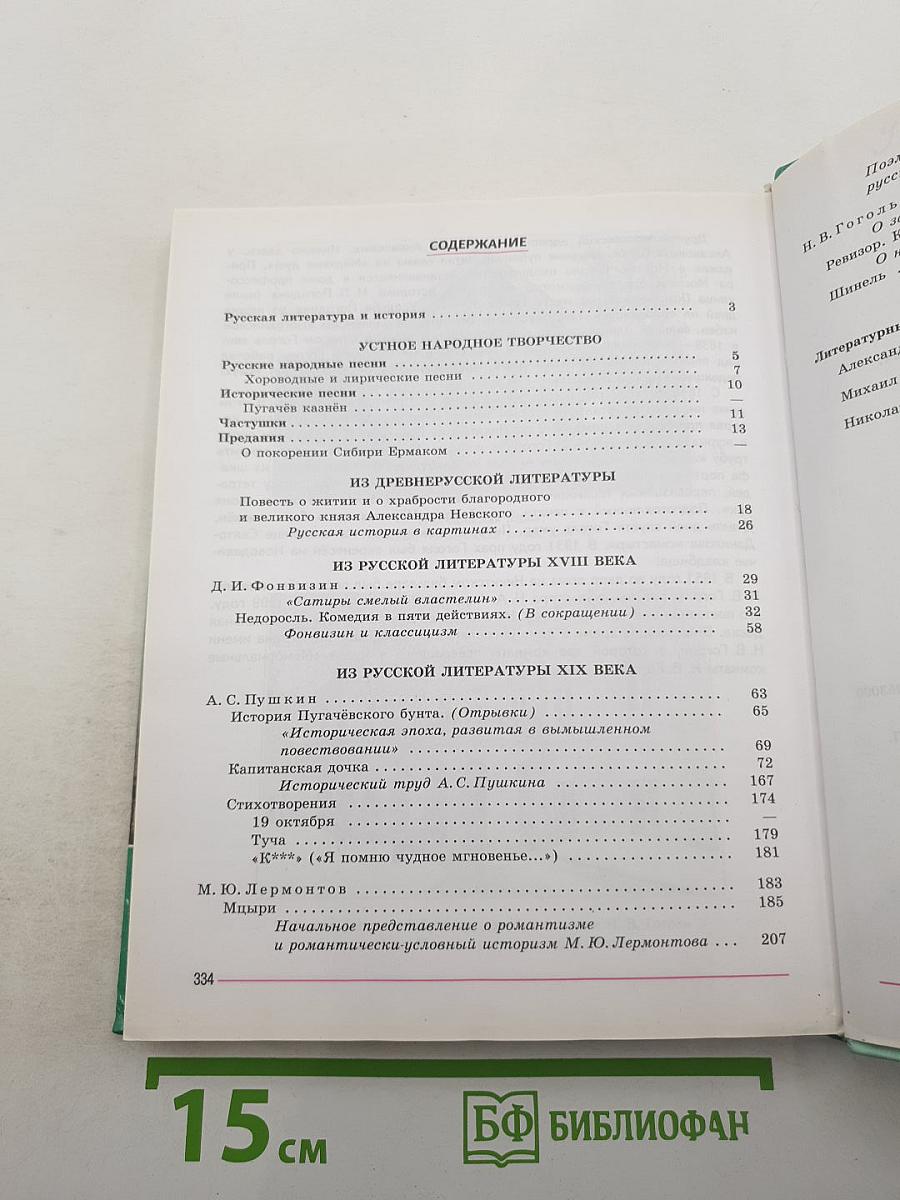 Литература. 8 класс. Часть 1