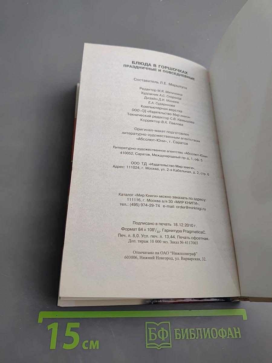 Блюда в горшочках. Праздничные и повседневные
