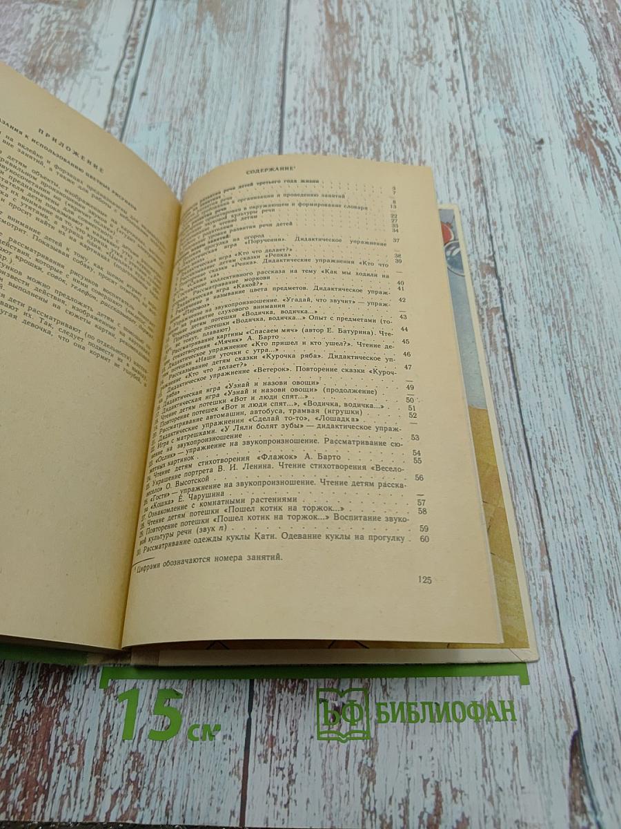 Занятия по развитию речи в первой младшей группе детского сада