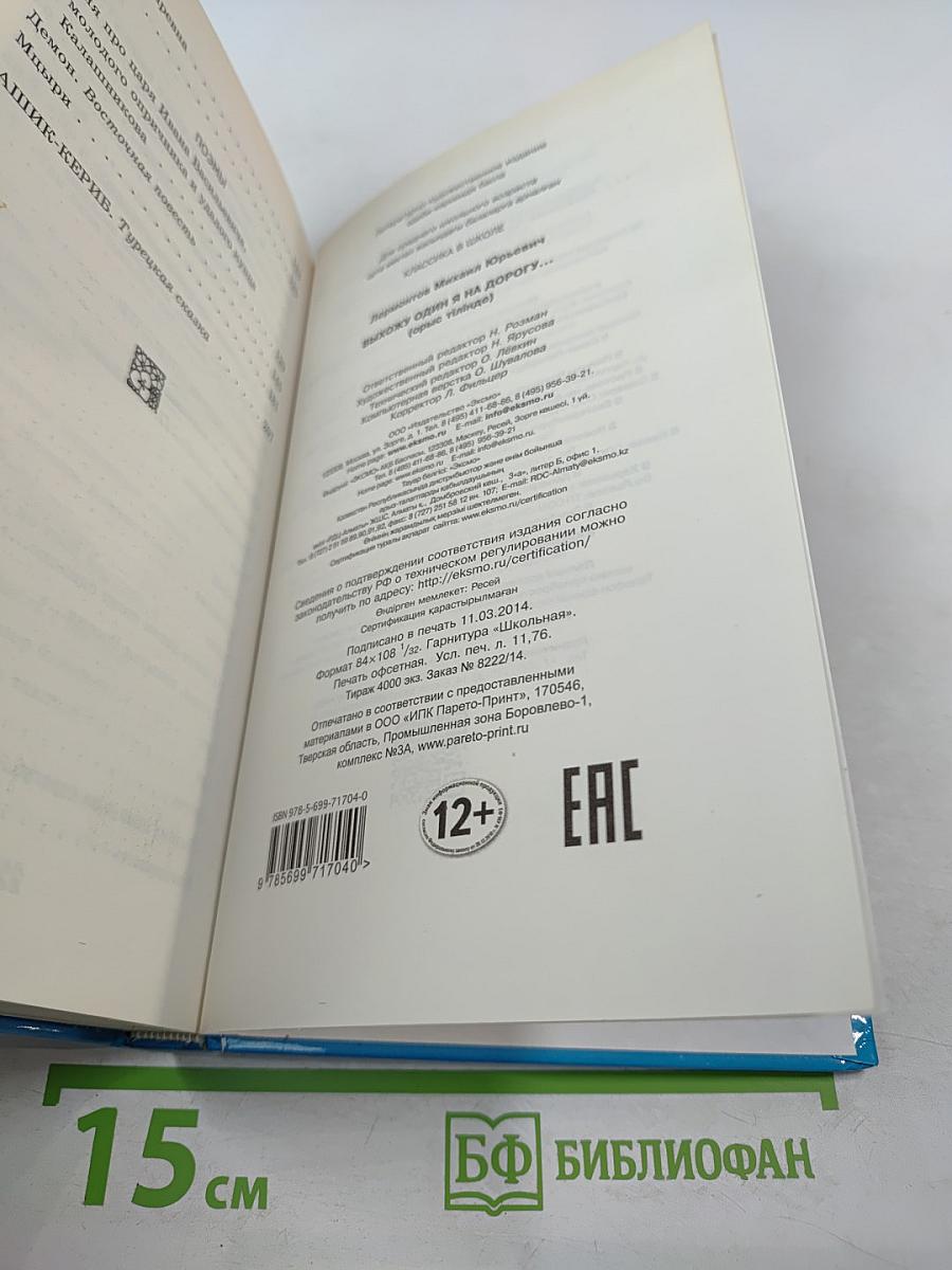 Выхожу один я на дорогу...