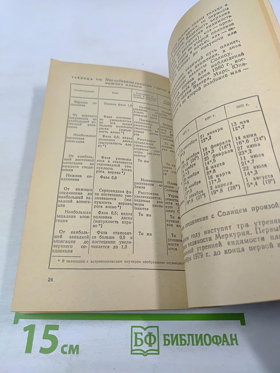 Школьный астрономический календарь на 1979/80 учебный год