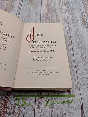 Лисы в винограднике. Собрание сочинений Лиона Фейхтвангера. Том одиннадцатый