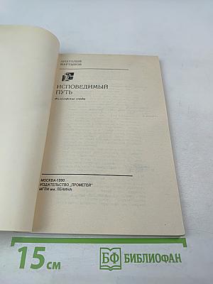 Исповедимый путь. Философские этюды