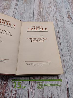 Американская трагедия, Том восьмой