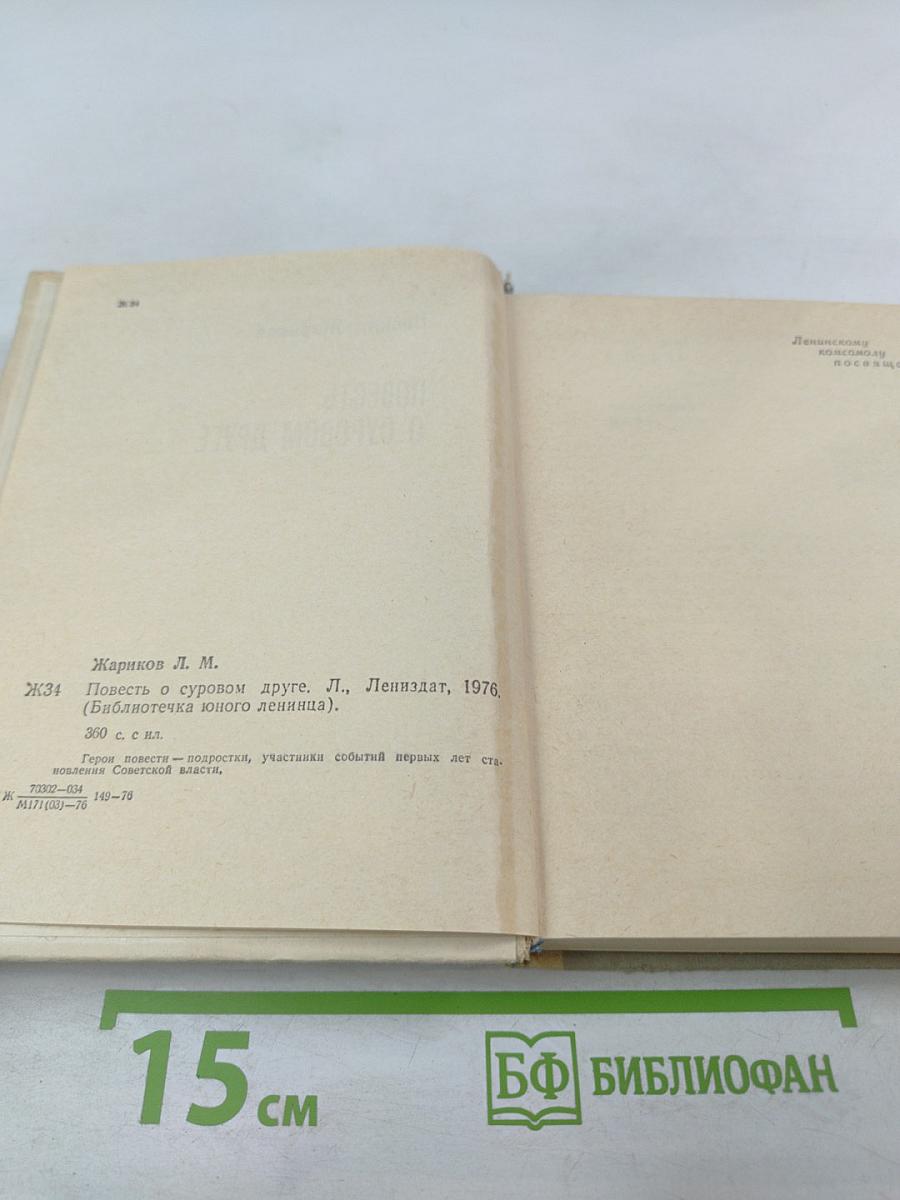 Повесть о суровом друге