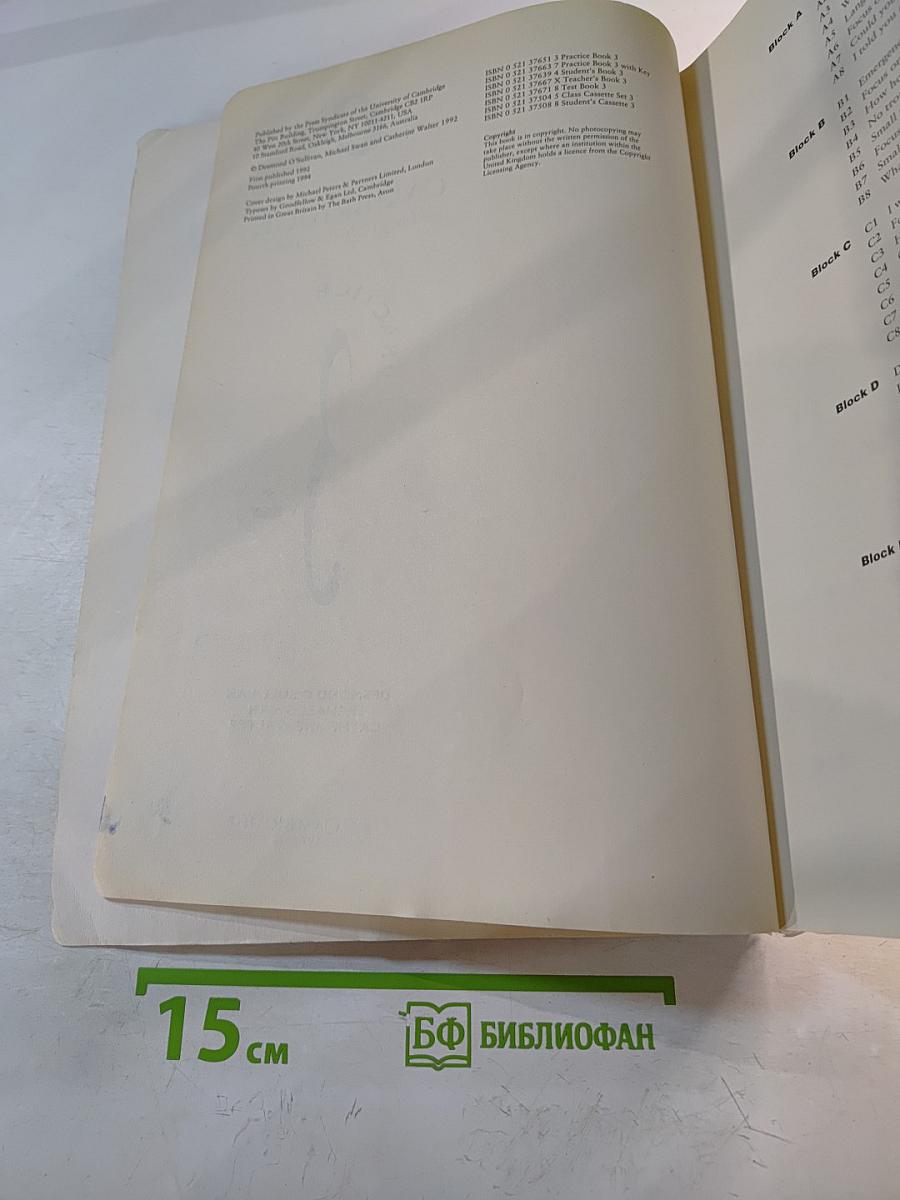 The New Cambridge English Course Practice 3 + Key Intermediate