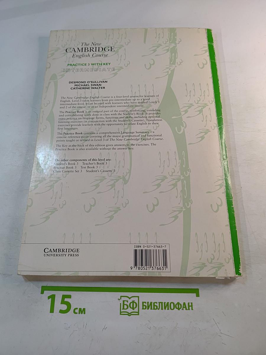 The New Cambridge English Course Practice 3 + Key Intermediate