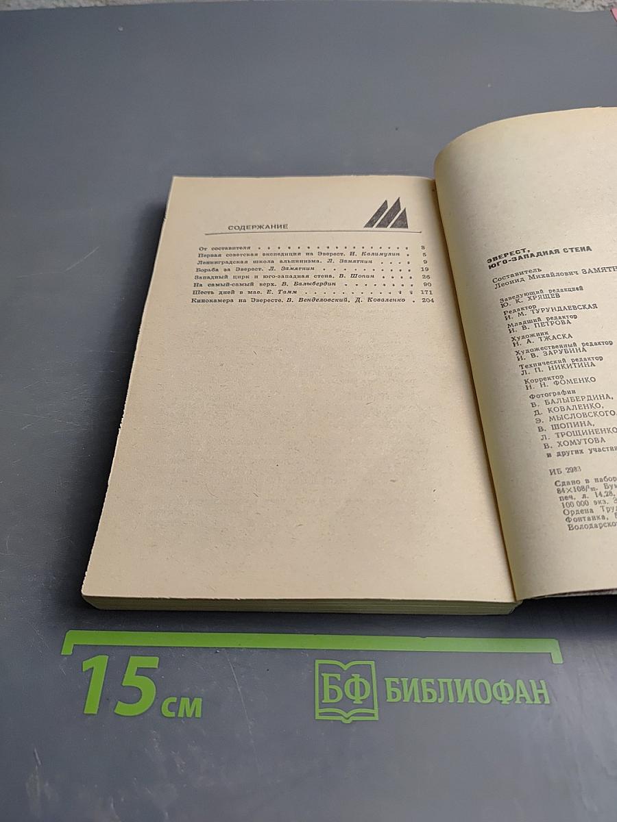 Эверест. Юго-западная стена