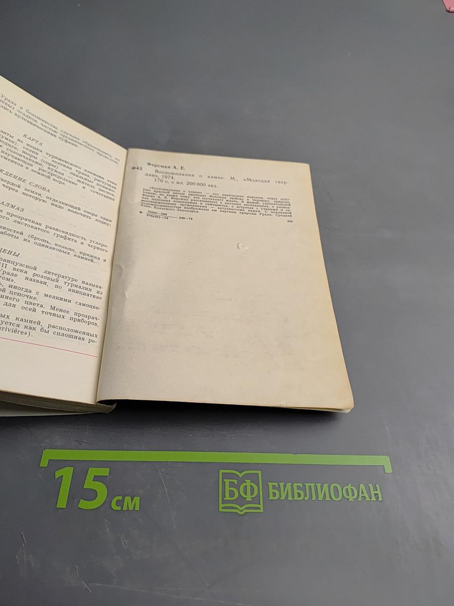 Воспоминания о камне