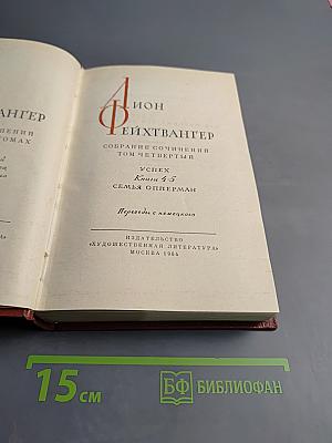 Собрание сочинений Том четвертый: Успех. Книги 4-5. Семья Опперман