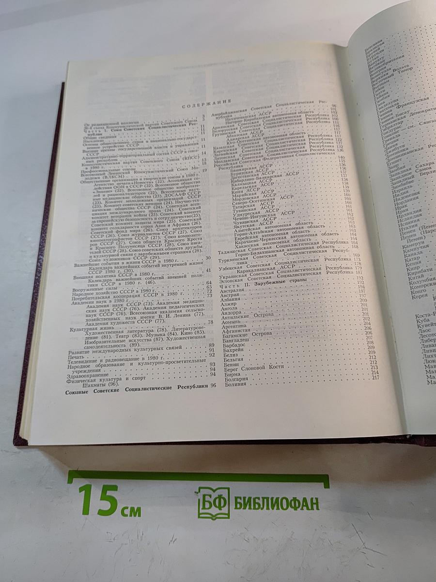 Ежегодник Большой Советской Энциклопедии 1981