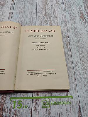 Собрание сочинений. Том десятый. Очарованная душа. Книга четвертая: Смерть одного мира