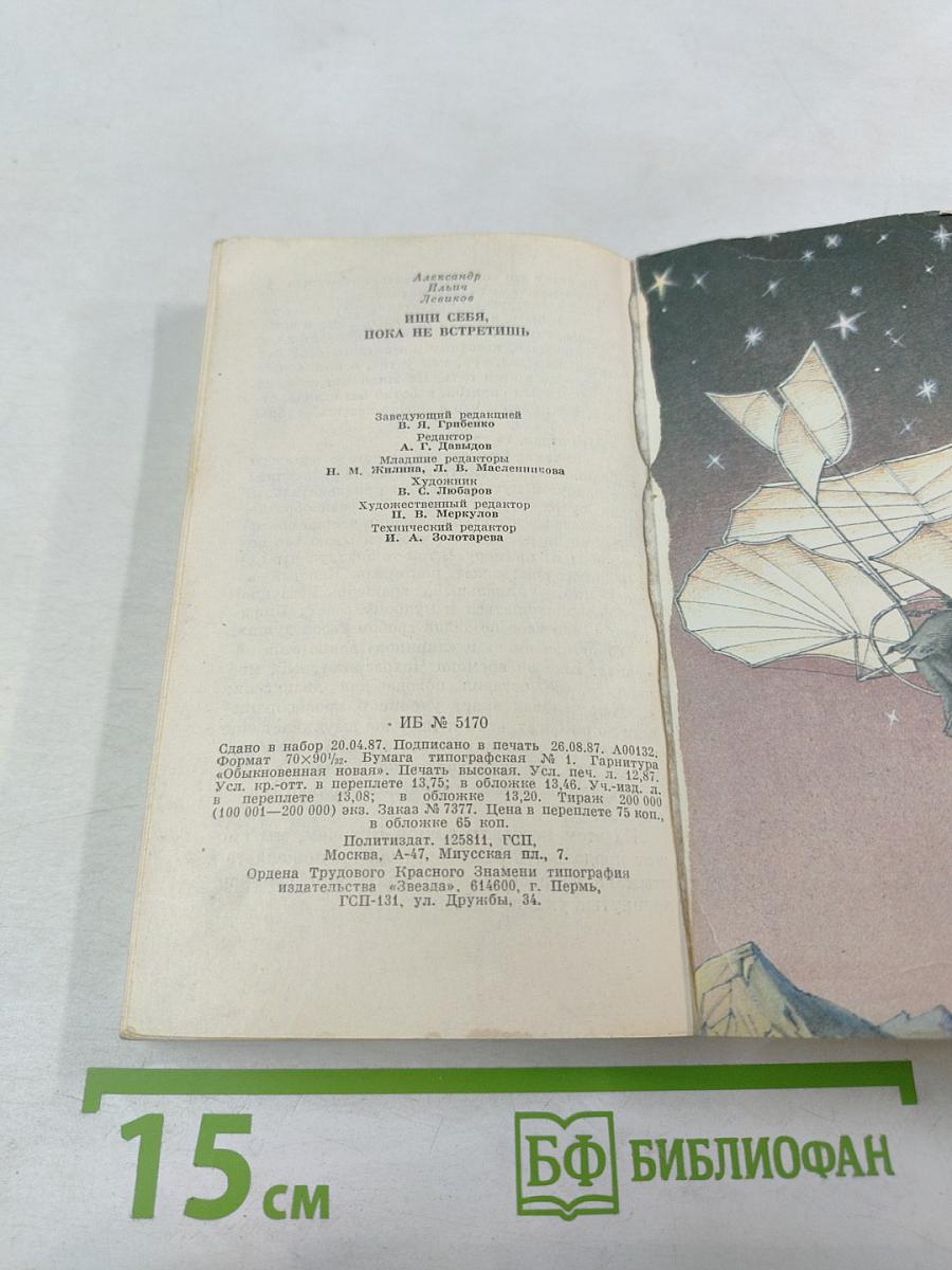 Ищи себя, пока не встретишь